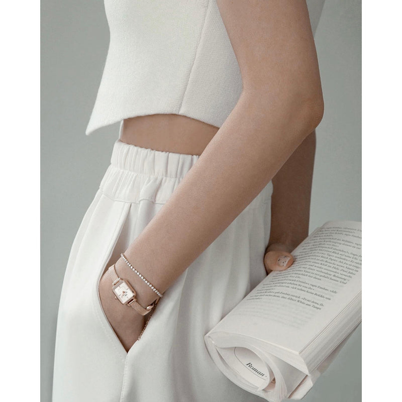 Daniel Wellington Quadro damen Uhr Roségold DW00100651-zoom-