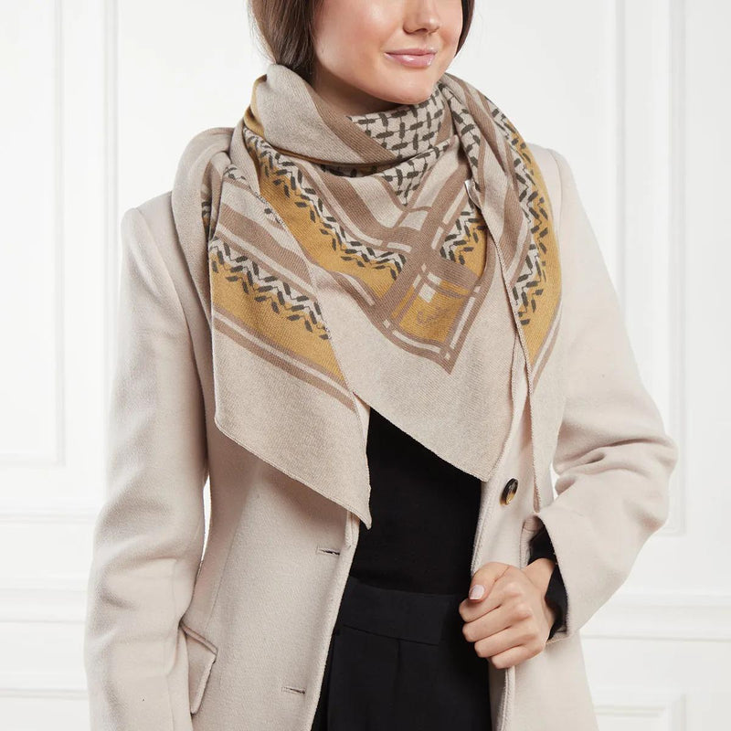 Lala Berlin Beige Cashmere Scarf 2001-A0386497-zoom-