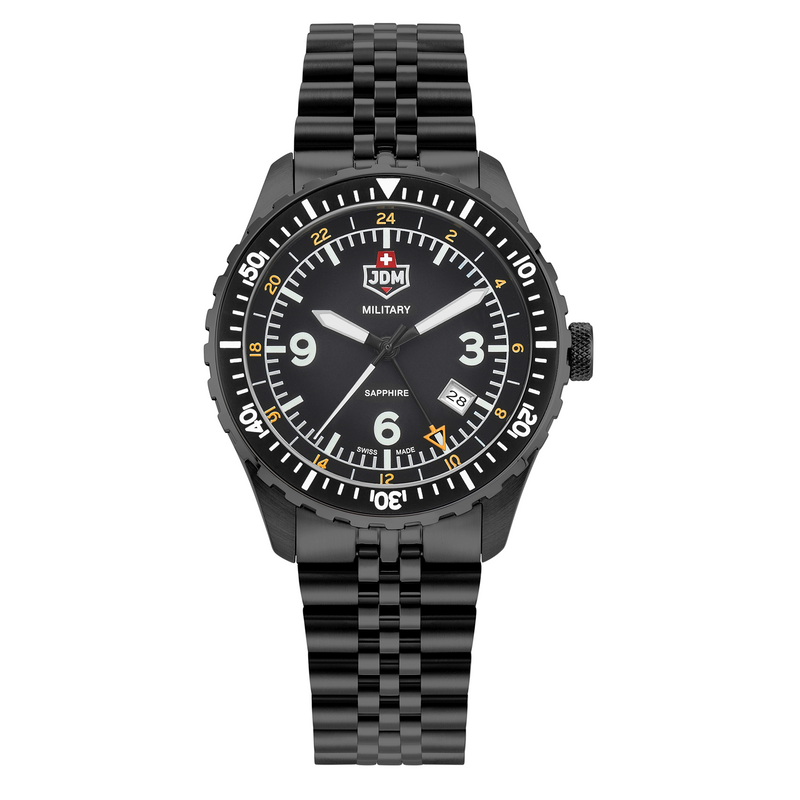 JDM Military Wingman Black Men's Watch JDM-WG028-01-zoom-