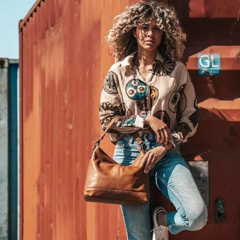 The Chesterfield Brand Amelia damen Schultertasche Kognak C48.046831-zoom-