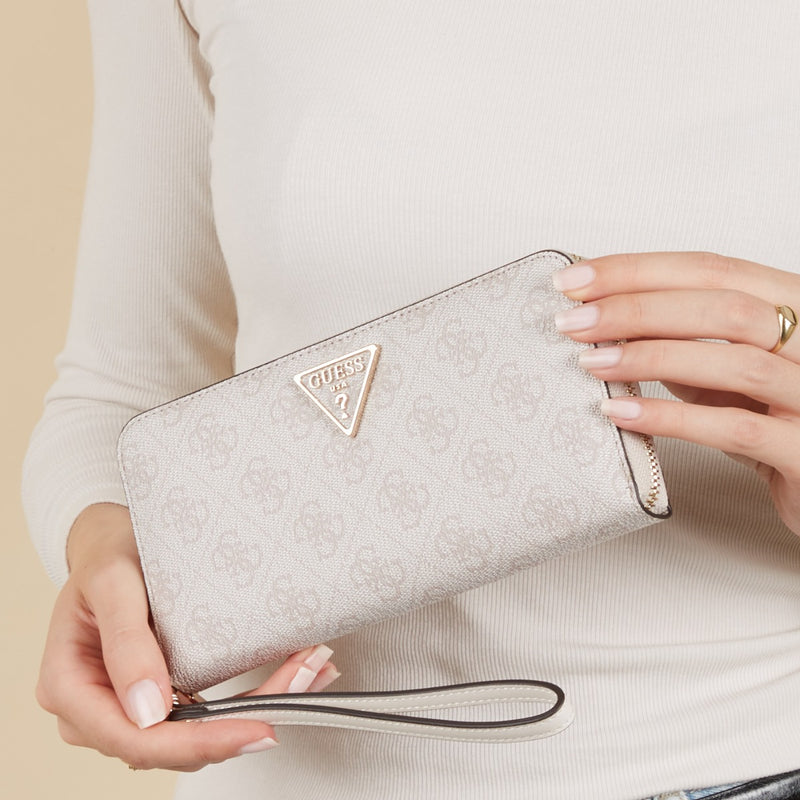 GUESS Weiß Reißverschluss-Portemonnaie SWSD85-460-DVL-zoom-