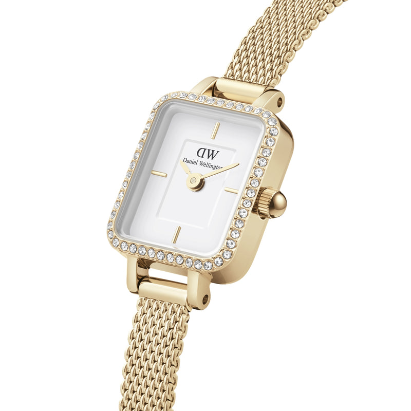 Daniel Wellington Quadro Mini damen Uhr Gold DW00100730-zoom-