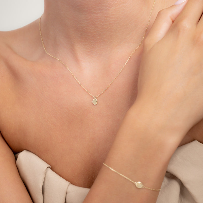 Isabel Bernard Le Marais Adeline 14 Karat Gold Halskette IB340172-zoom-