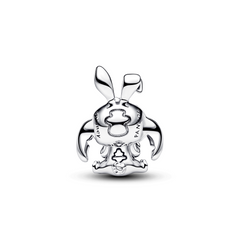 Pandora Disney 925 Sterling Silver Disney Stitch Easter Bunny Charm 794498C01