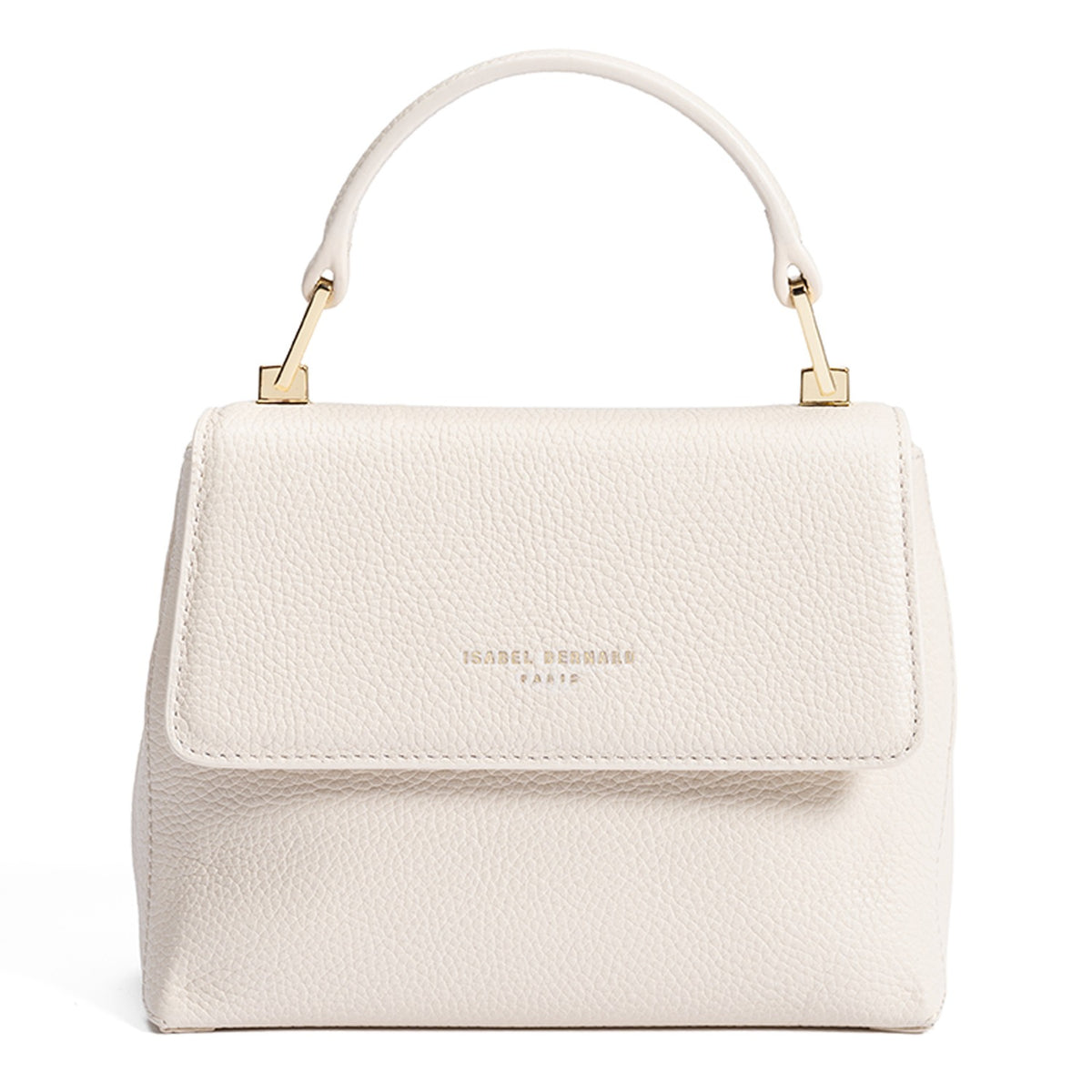 Isabel Bernard Femme Forte Heline Crème Leather Handbag IB21027