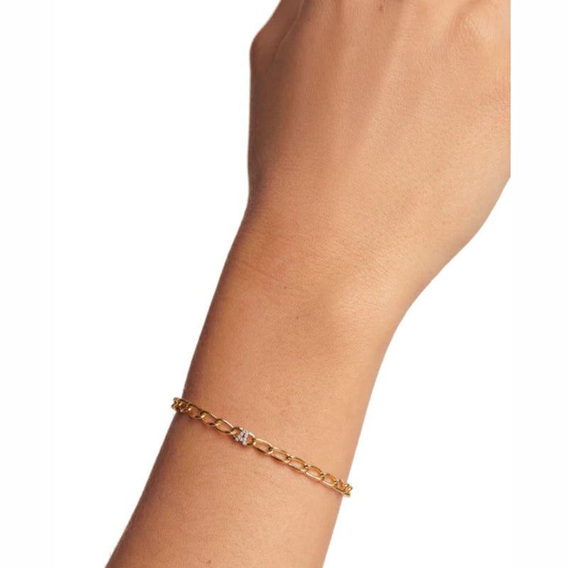 P D Paola Mini Letters damen Armband 750 Vergoldung PU01-541-U-zoom-