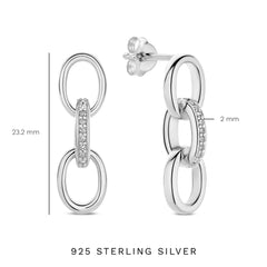 Parte Di Me Bibbiena Poppi Clara 925 sterling silver drop earrings PDM36191