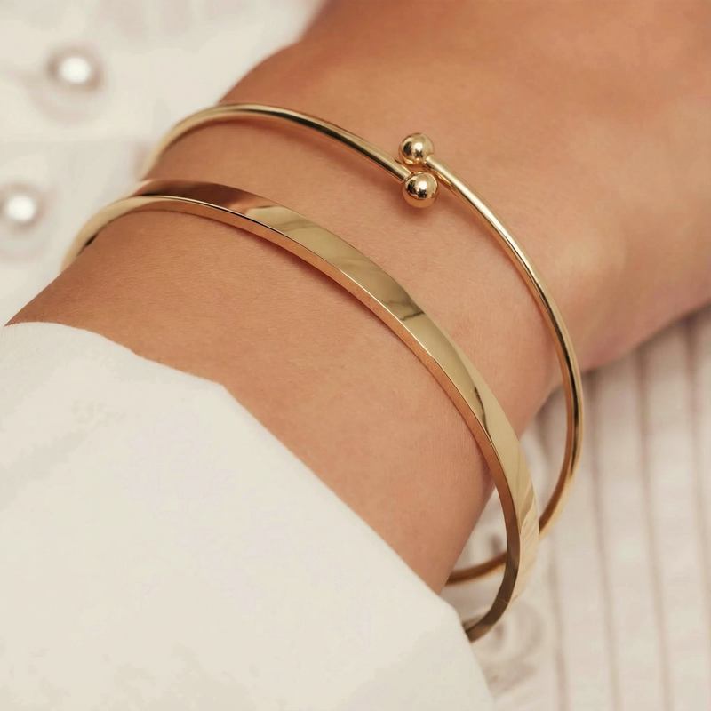 Isabel Bernard Monceau Mirell 14-Karat | Gold Bangle IB320135-zoom-