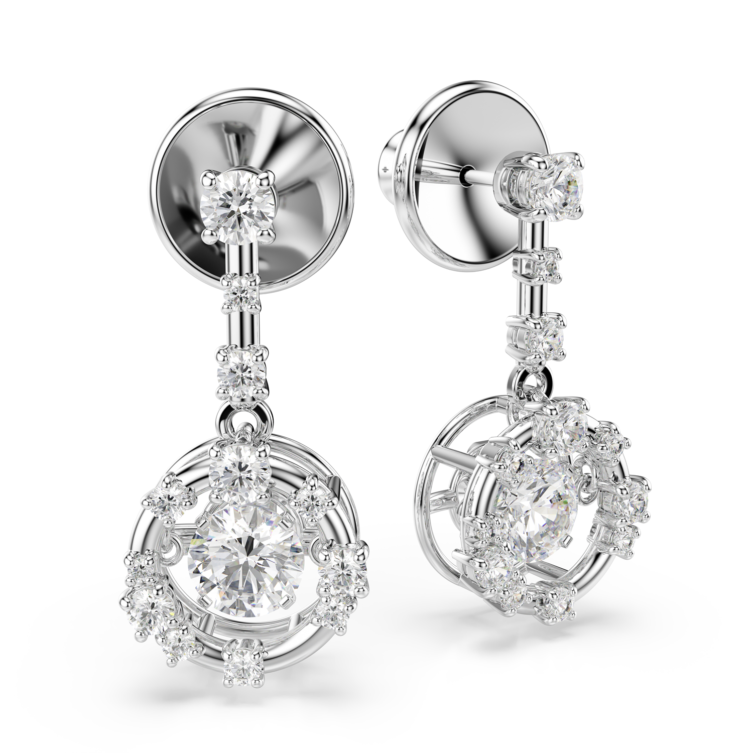 Swarovski Constella Silver Earrings 5738194