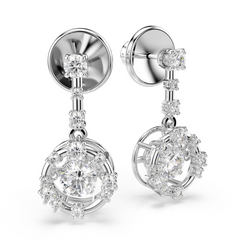 Swarovski Constella Silver Earrings 5738194