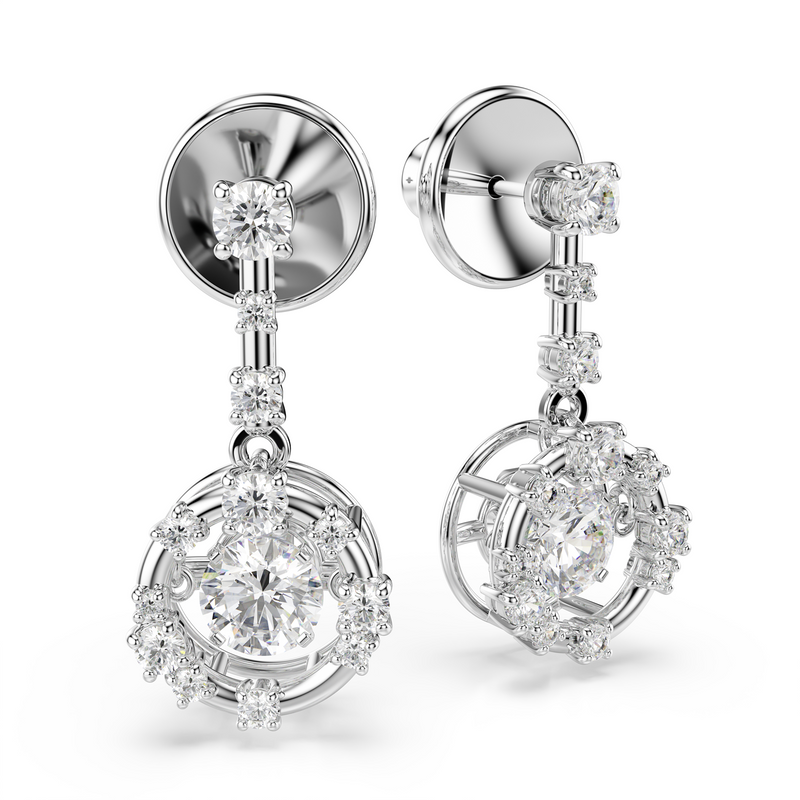 Swarovski Constella Silver Earrings 5738194-zoom-