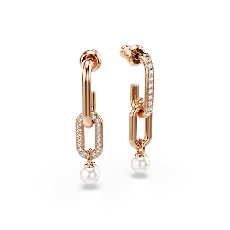 Swarovski Constella Roségoldfarbene Ohrringe 5728585-zoom-