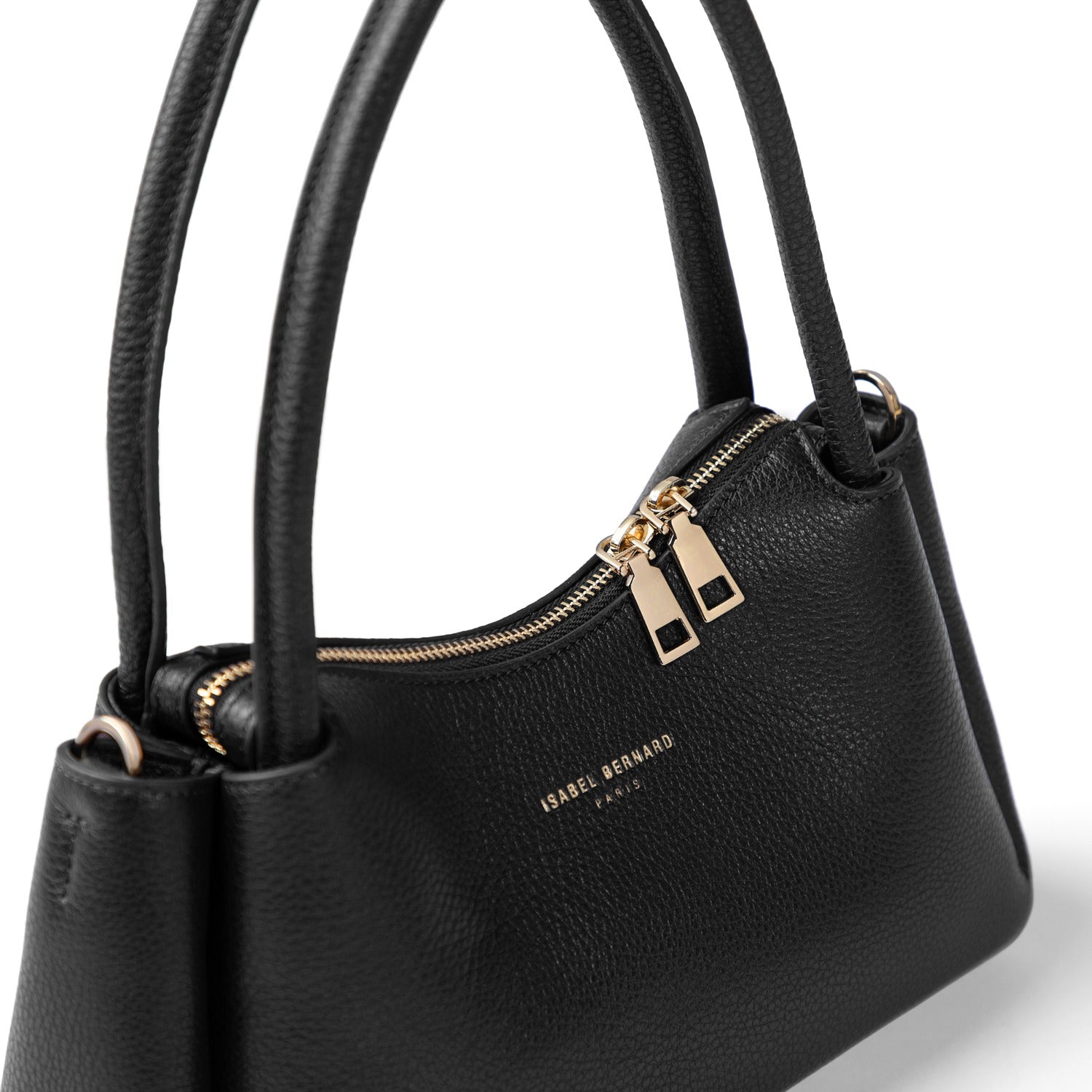 Isabel Bernard Honoré Eve Black Calfskin Leather handbag IB21133-001