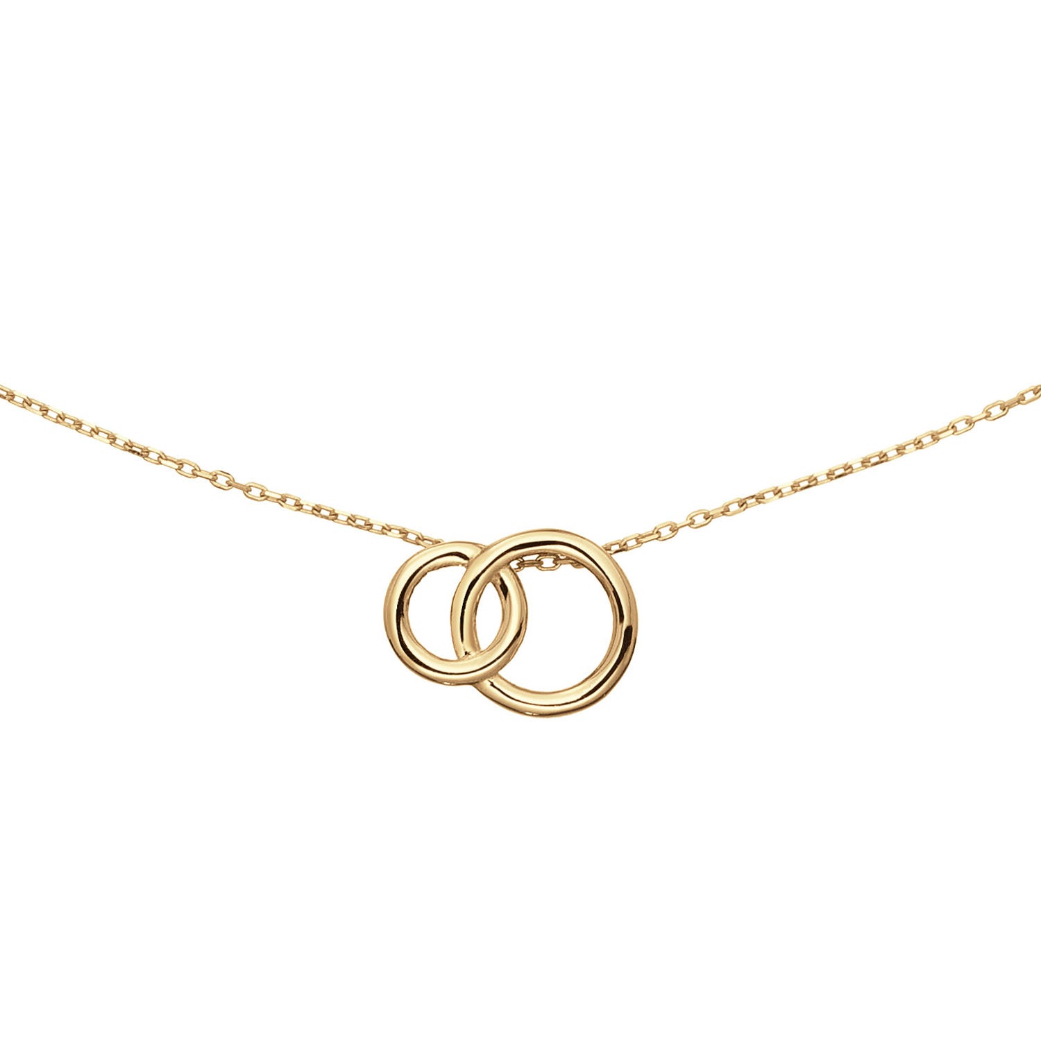 Jackie Gold Giro Doppio 14 Karat Gold Necklace 585 JKN25.408