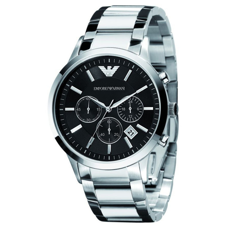 Emporio Armani herren Uhr Silber AR2434-zoom-