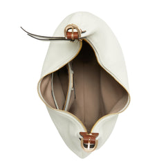 Isabel Bernard Honoré Muriel Crème Calfskin Shoulder Bag IB25075-070