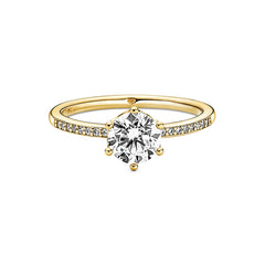 Pandora Clear Sparkling Crown Solitaire Ring 168289C01-52