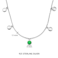 Violet Hamden Luna 925 Sterling Silver Necklace VH340041