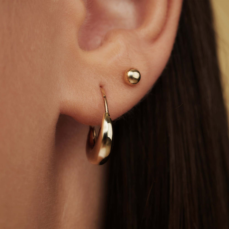 Isabel Bernard Rivoli Maryn 14 Karat | Gold Reif-Ohrringe IB360203-zoom-