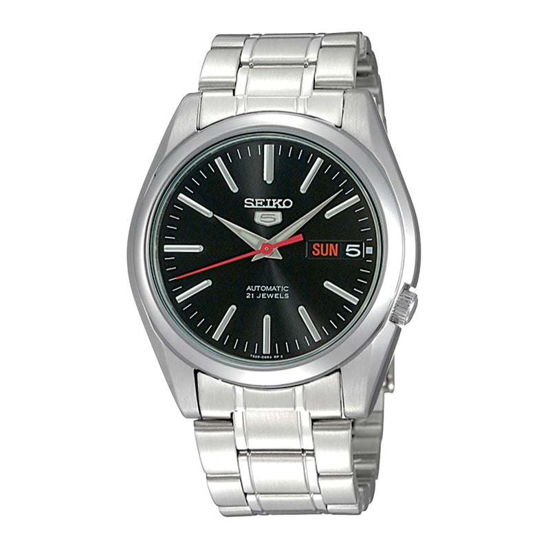 Seiko 5 Sports herren Automatikuhr Silber SNKL45K1-zoom-