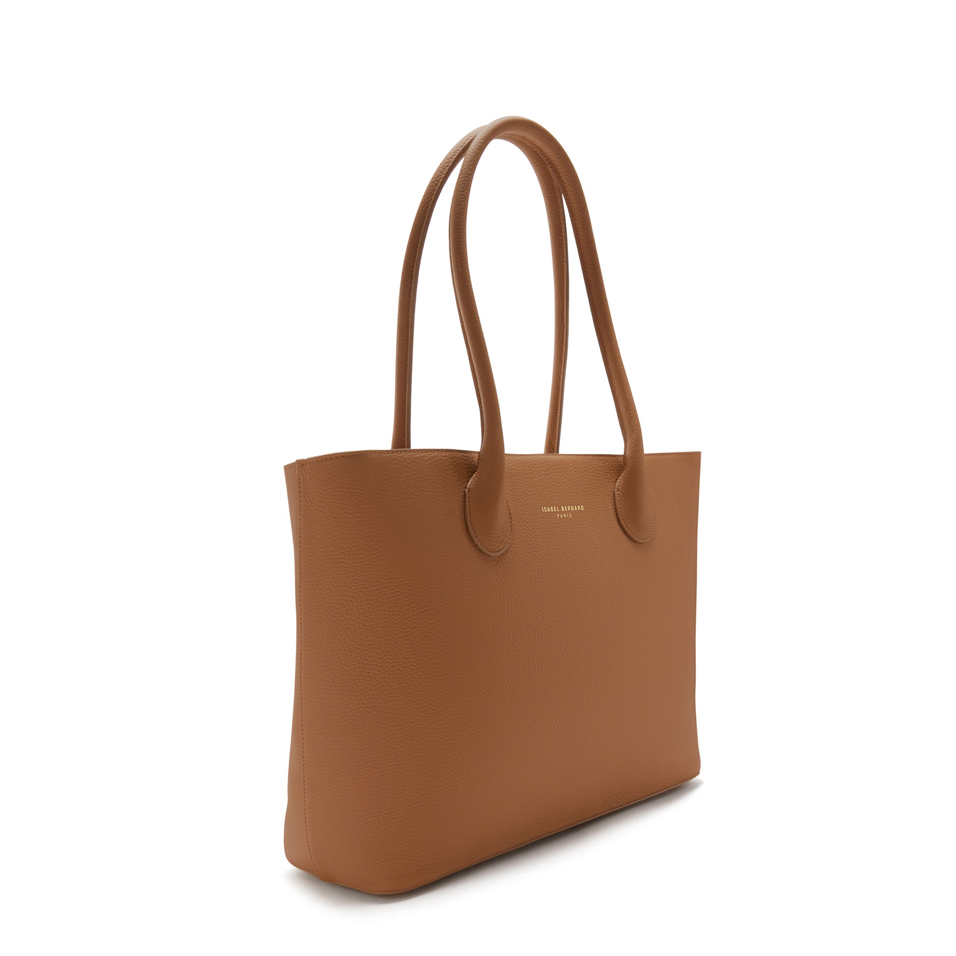 Isabel Bernard Honoré Lysanne Camel Calfskin Shopper IB25026
