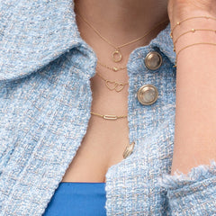 Jackie Gold Connected Love 14 Karat Gold Necklace JKN25.559