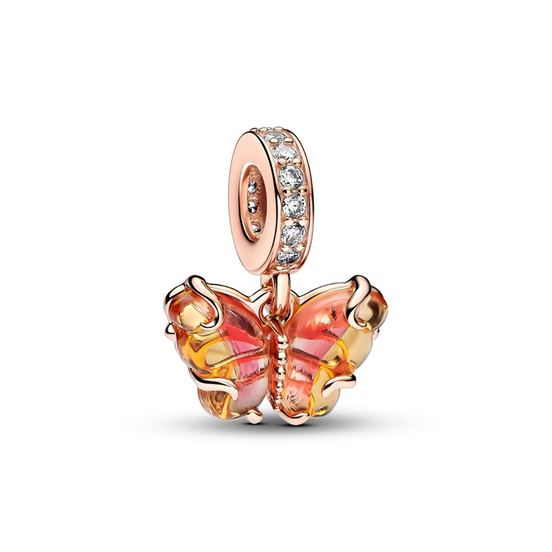 Pandora Moments 14 Karat Rose Gold Plated Butterfly Charm 782698C01-zoom-