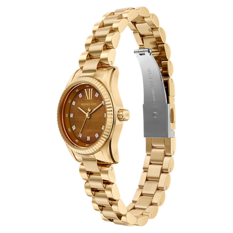Michael Kors Lexington Round Brown Dial Watch MK7578-zoom-