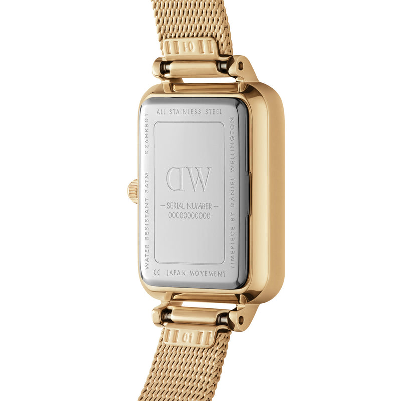 Daniel Wellington Quadro Gold damen Uhr DW00100556-zoom-