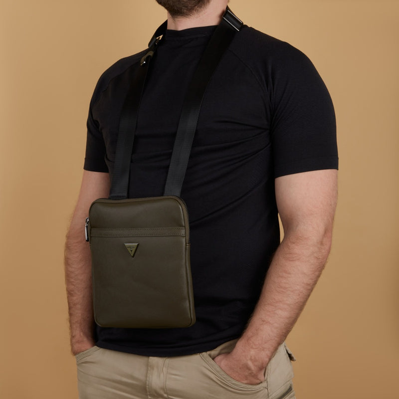 GUESS Milano Grün Umhängetasche HMECSA-P3123-MLG-zoom-