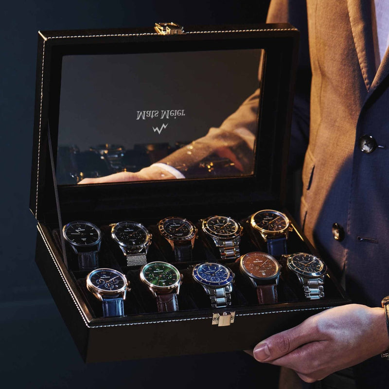 Mats Meier Mont Fort herren Uhrenbox Schwarz MM-Watchbox-1916-zoom-