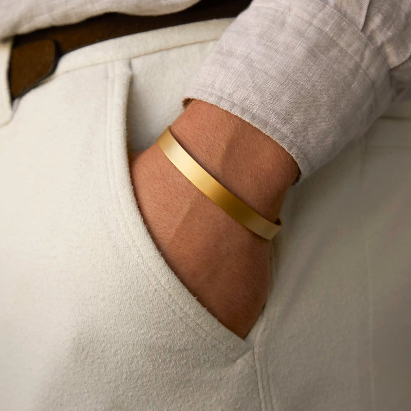 Mats Meier Annecy goldfarbener Stahlarmband MM320015-zoom-