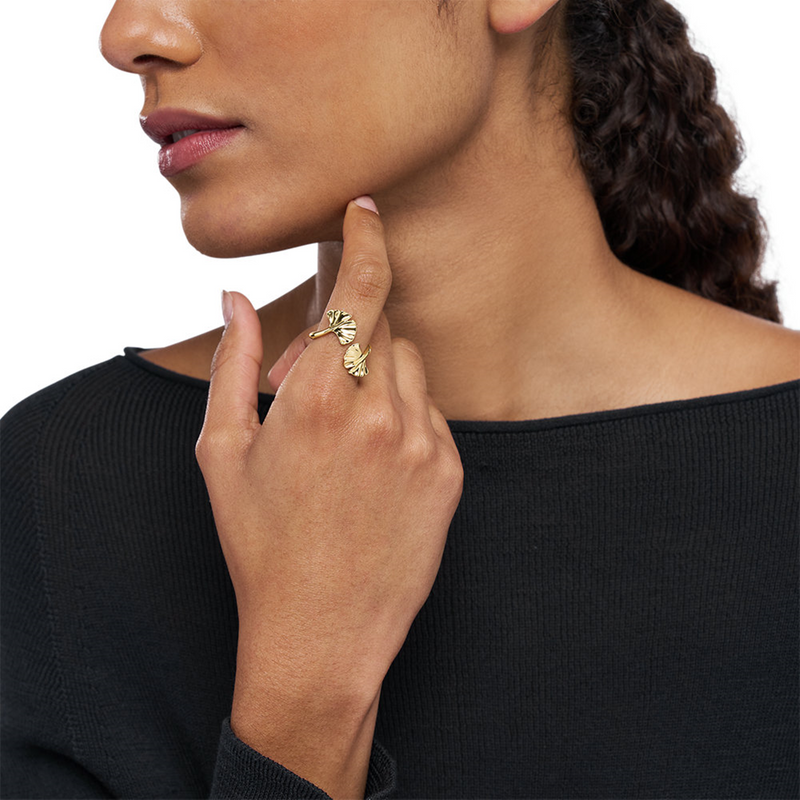 Emporio Armani Gold Coloured Copper Ring EGS32607108-zoom-