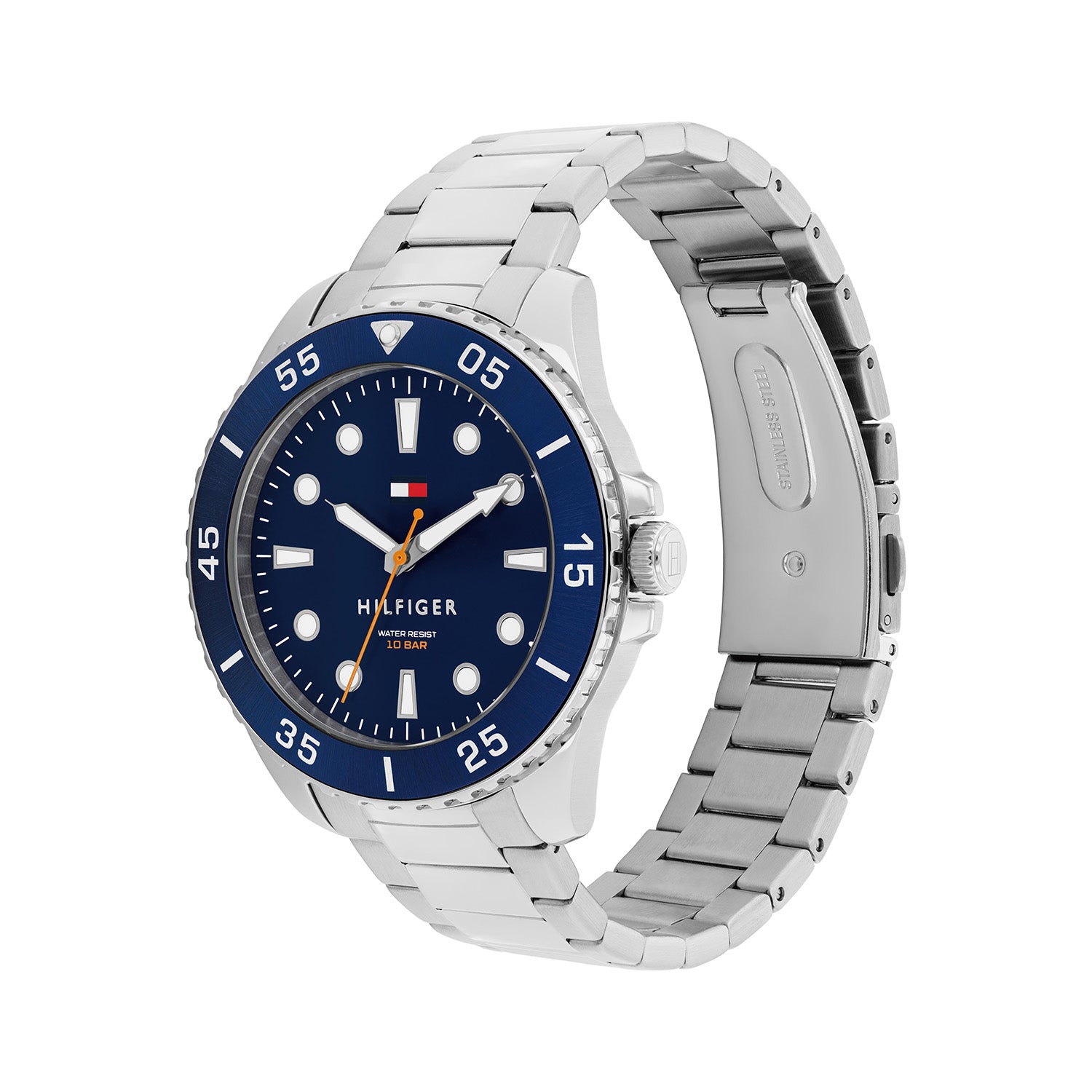 Tommy Hilfiger Oceanic Silver and Blue Men's Watch TH1792202