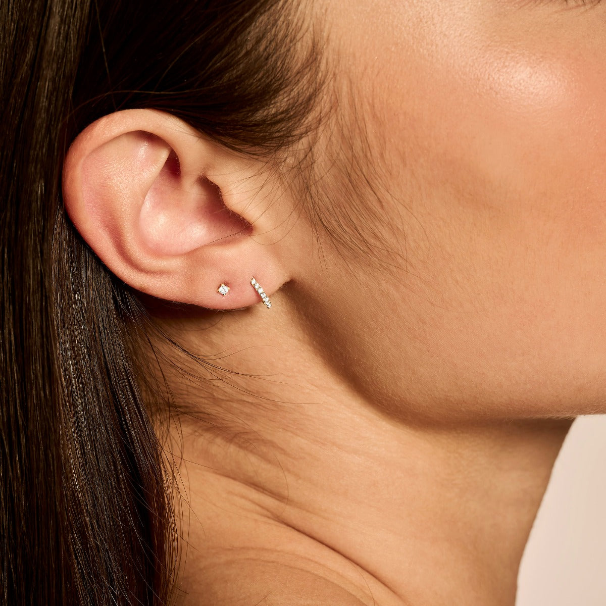 Blush Gold Ear Stud 7138YZI