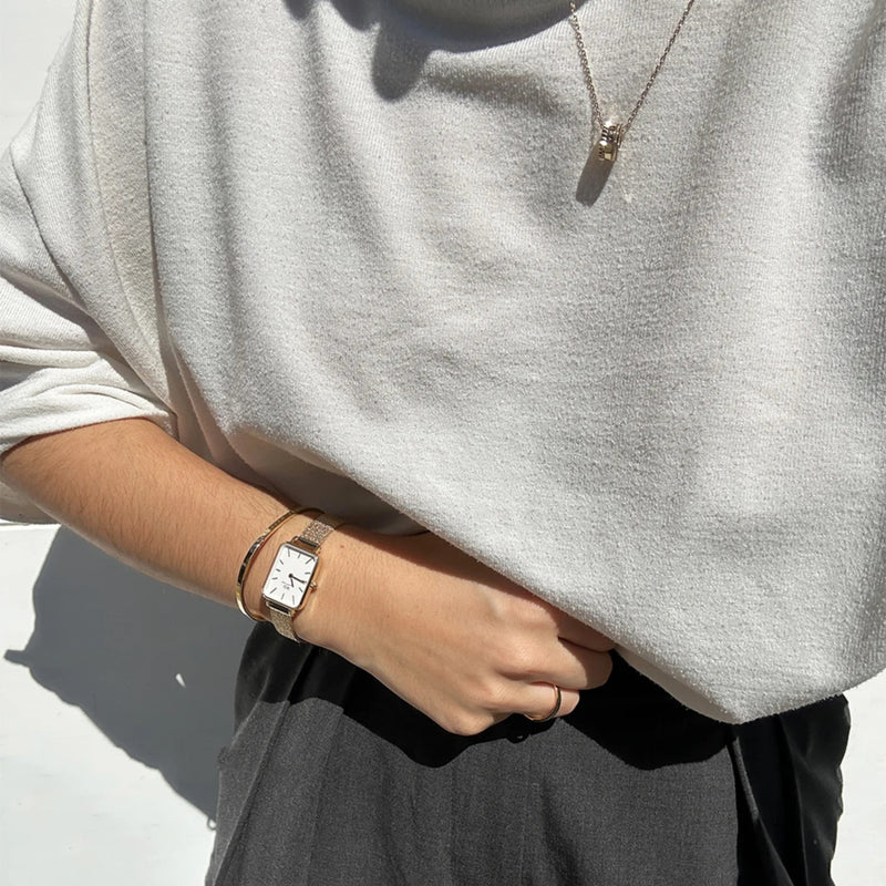 Daniel Wellington Quadro Gold damen Uhr DW00100556-zoom-