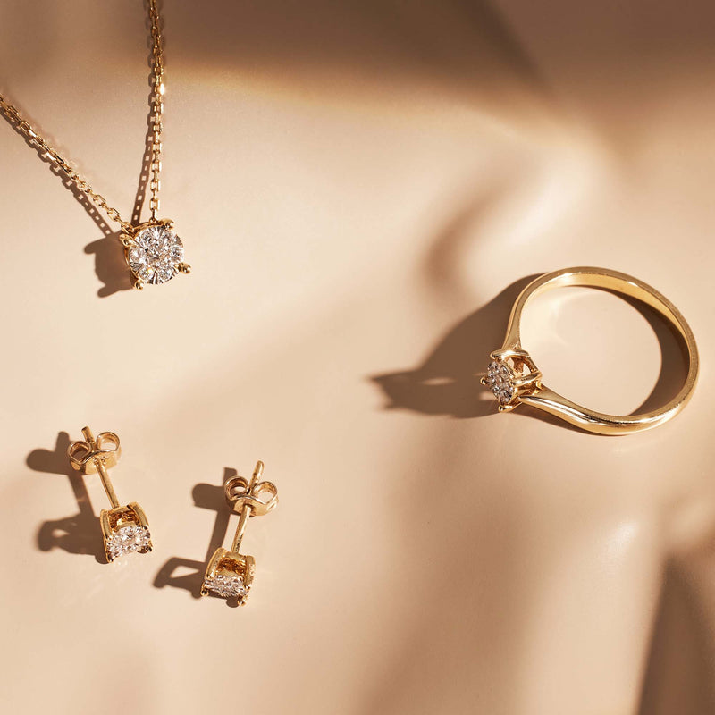 Isabel Bernard De la Paix Hanaé 14 Karat | Gold Ohrstecker | Diamant 0.28 Karat | IBD360013-zoom-