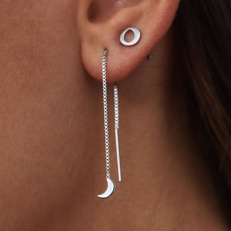 Violet Hamden Luna 925 Sterlingsilber Ohrhänger mit Monden VH16048-zoom-