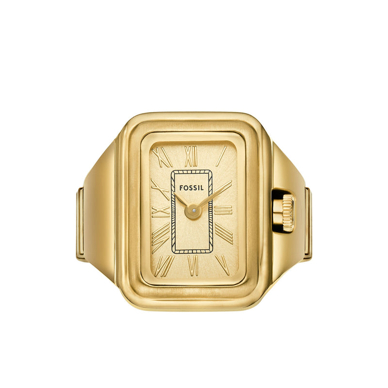 Fossil Raquel damen Ringuhr Gold ES5343-zoom-