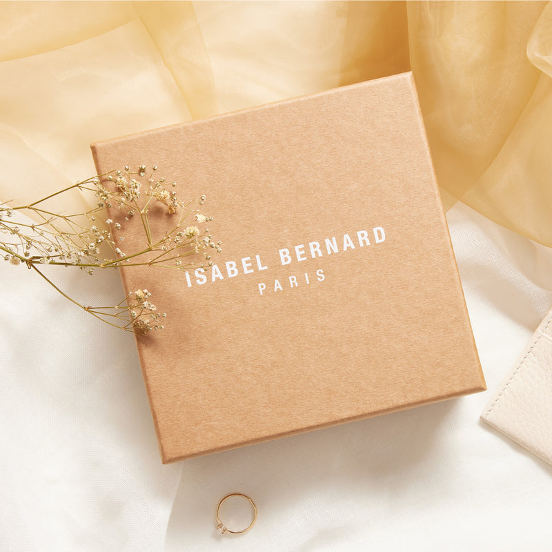 Isabel Bernard Honoré Aveline Taupe Leder Damen Kartenhalter aus Kalbsleder IB27017-zoom-