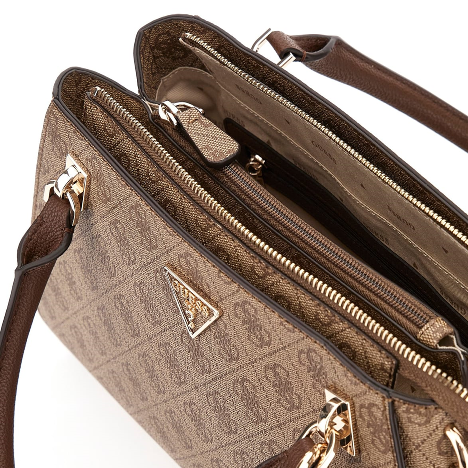 Guess Noelle Brown Luxury Shoulder Bag HWBG96-72070-LGW