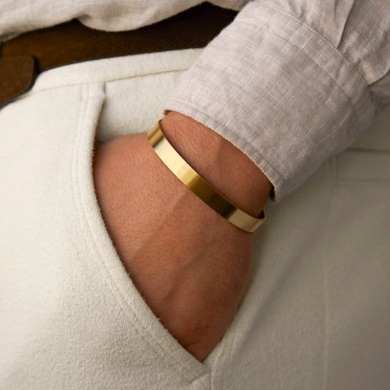 Mats Meier Annecy goldfarbener Stahlarmband MM320016-zoom-