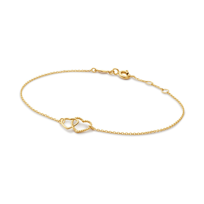 Jackie Gold Connected Love 14 Karat Gold Bracelet JKB25.559-zoom-