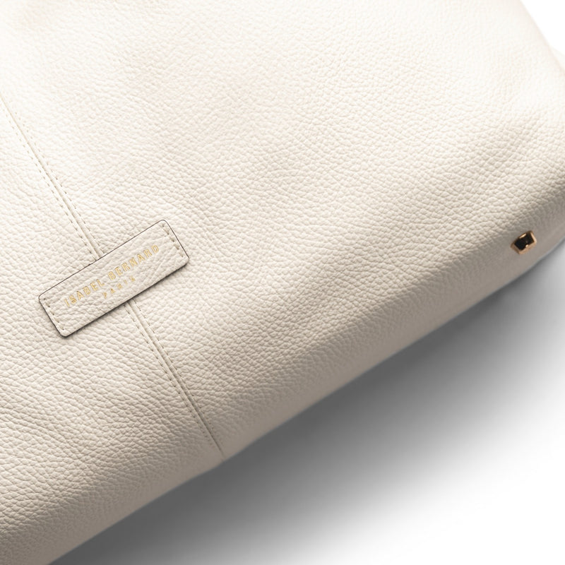 Isabel Bernard Honoré Grace cremefarbene Leder-Schultertasche aus Kalbsleder IB25093-070-zoom-