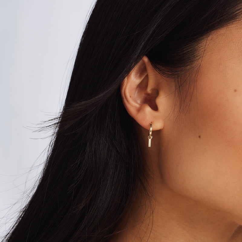 Isabel Bernard Monceau Josephine 14 Karat | Gold Reif-Ohrringe IB360152-zoom-