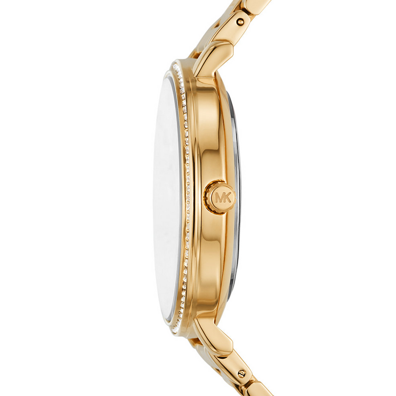 Michael Kors Pyper Gold- Und Schwarze Damenuhr MK4593-zoom-