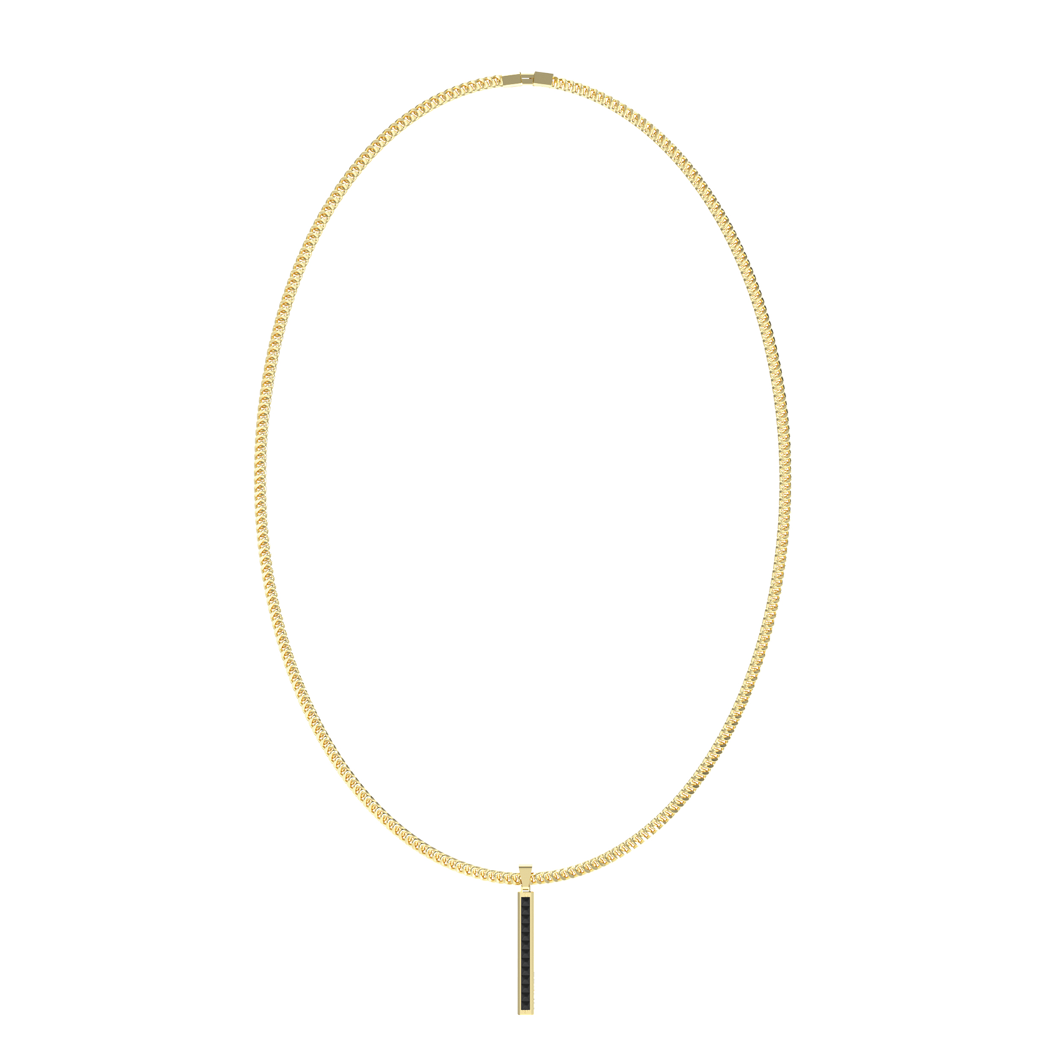 Guess Eclipse Noir Gold Necklace JUMN05098JWYGT-U