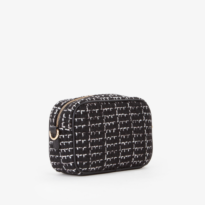 Valentino Bags Tweed Multi-coloured Crossbody bag VBS9JP51NERO/MULTI-zoom-