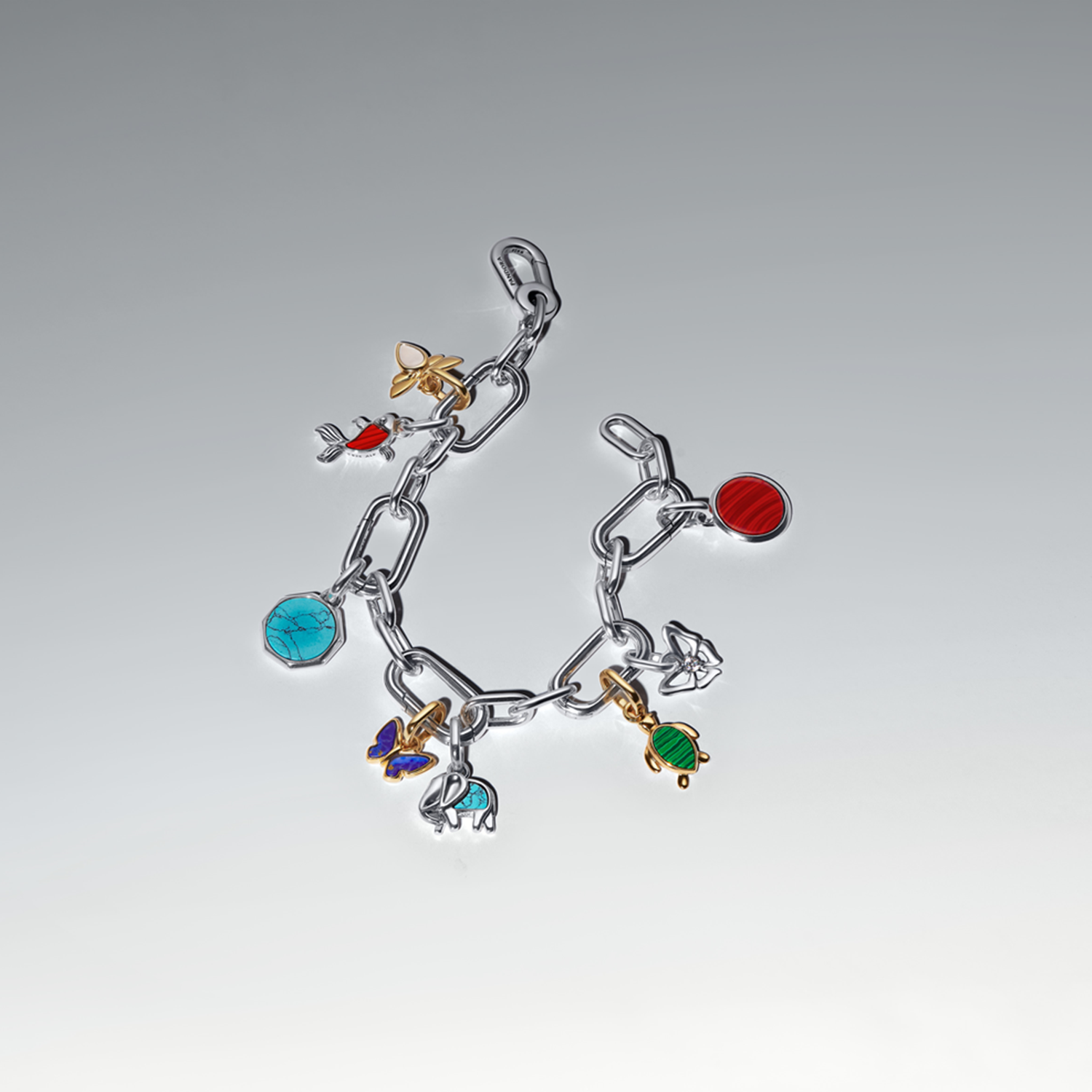 Pandora ME Gold Plated Blue Butterfly Mini Dangle Charm 763825C01