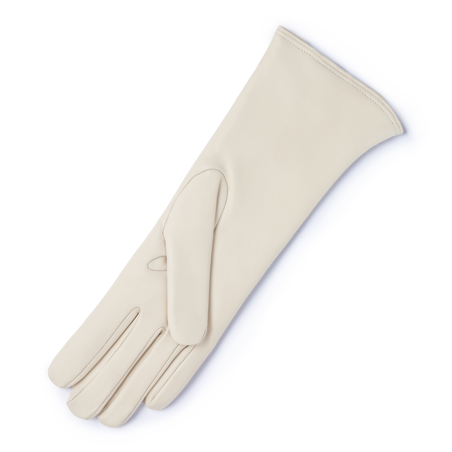 Isabel Bernard Honoré Sylvie cream goatskin leather gloves IB67004-372-7